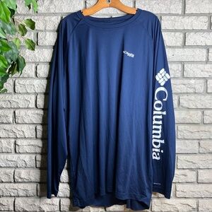 Columbia Men's Long Sleeve Shirt - Deep Blue